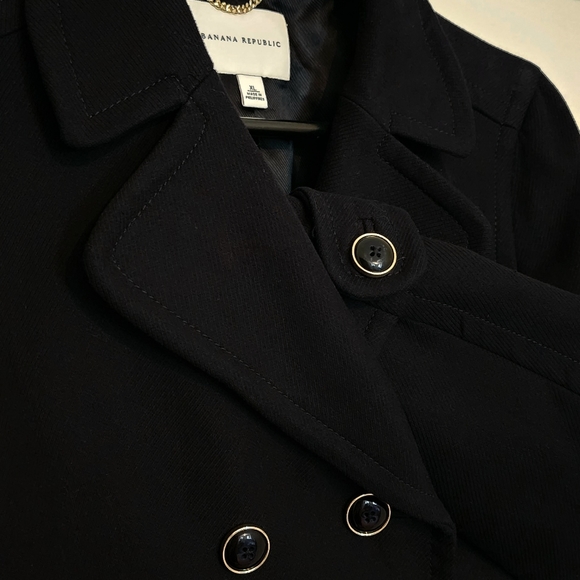 Banana Republic Double-Breasted Military-Style Jacket - Picture 3 of 11